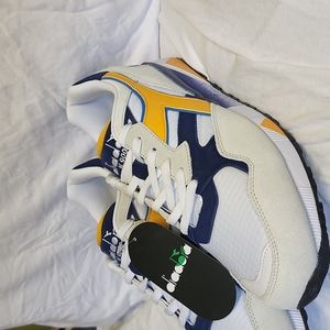 DIADORA N9002 Sneakers White-Yellow-Blue size 12 SOLD OUT